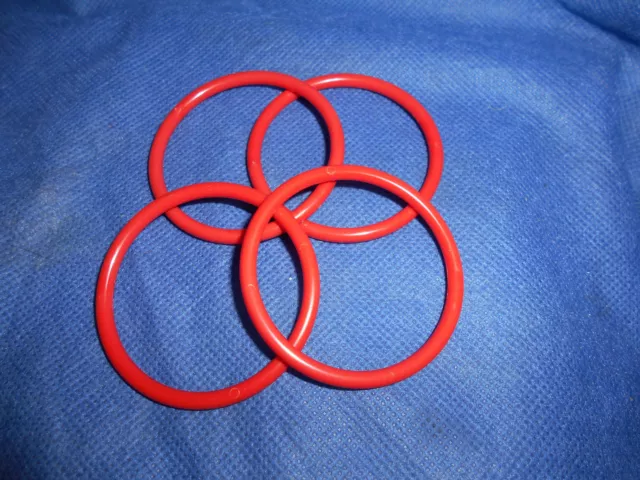 Playmobil 3518/3513 / 4 x große rote Ringe Zirkus Dressur Konvolut unbespielt