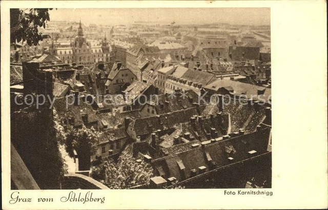 72291474 Graz_Steiermark Blick vom Schlossberg  Graz_Steiermark