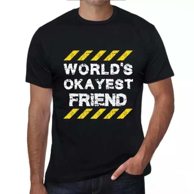 Camiseta Estampada para Hombre El Mejor Amigo Del Mundo – Worlds Okayest Friend