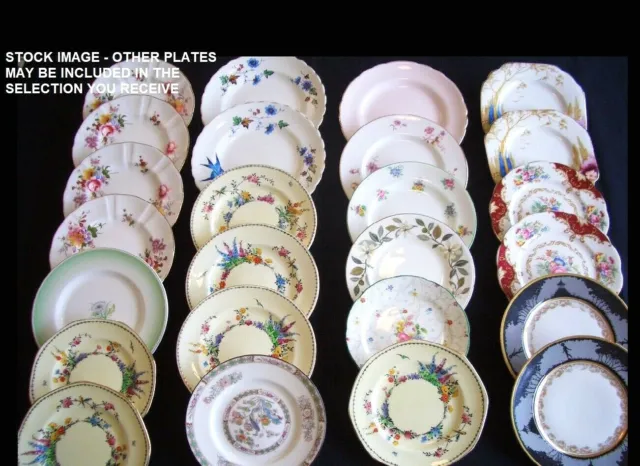 Vintage Mismatched China Cups, Saucers, Plates, Cake Plates etc For Tea Sets