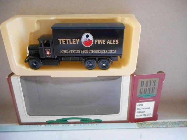 LLEDO - OO Scale - Days Gone - Scammell Artic / Sheeted Trailer - Tetley's  Ales