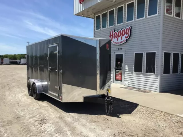 2024 Carry-On 7'x16' V-Nose Enclosed Cargo Trailer - CGRCM