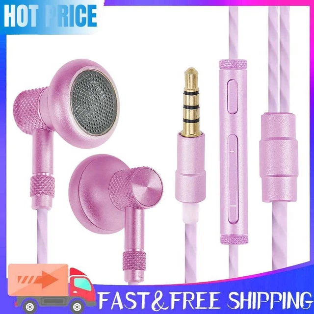Magnetic Super Bass In-ear Headset Earbuds Stereo 3.5mm Earphone(Rose Gold)-1832