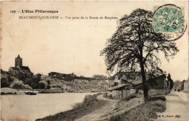 CPA L'Oise Pitteresque -Beaumont-sur-Oise - Vue prise de la Route ... (290244)