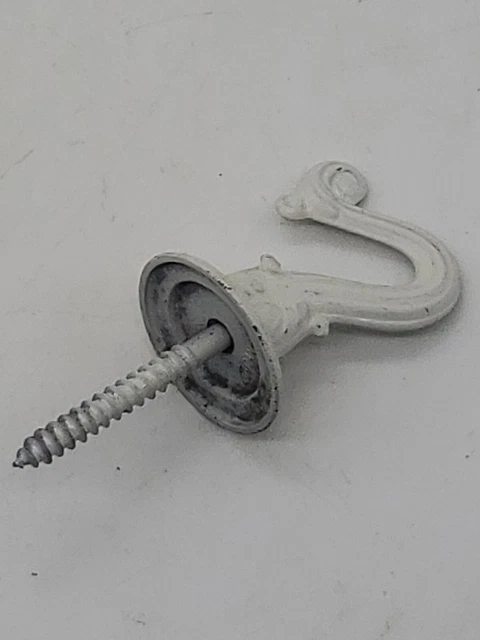 Lamp White Hook Iron Hanger Vintage Rustic Ceiling Plant