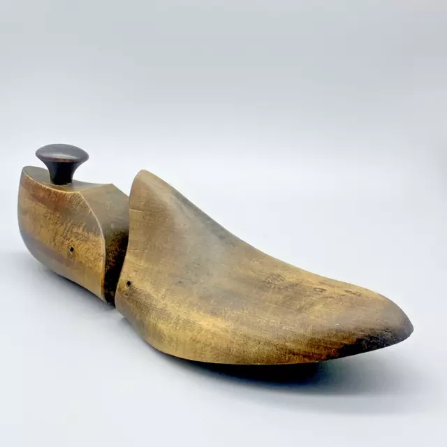 Wooden Shoe Form Rustic Farmhouse Cottage Décor Right Foot Only Vintage/Antique