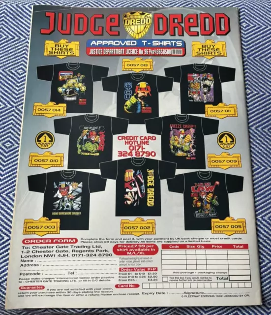 Judge Dredd Megazine Issue #4 September 1995 Anderson 3