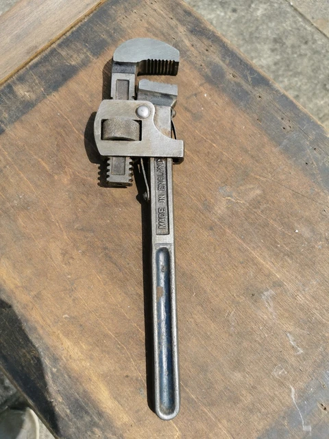 Llave de tubería Stilsons Stilsons de 14" de colección ajustable excelente