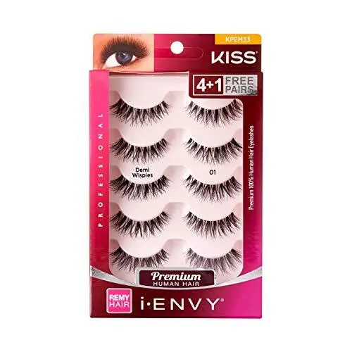 I-ENVY Beyond Naturale 01 Lashes Demi Wispies KPEM33 1 Count (Pack of 1)