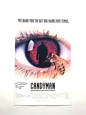 Candyman Signed 21x33 Movie Poster Tony Todd Cult Horror Movie Classic JSA COA