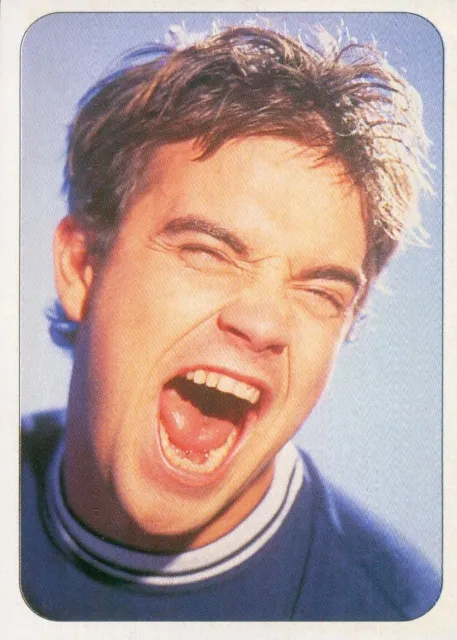 Robbie Williams, Take That, DS Collection 1998 HIT PARADE, STICKER #52,  MINT