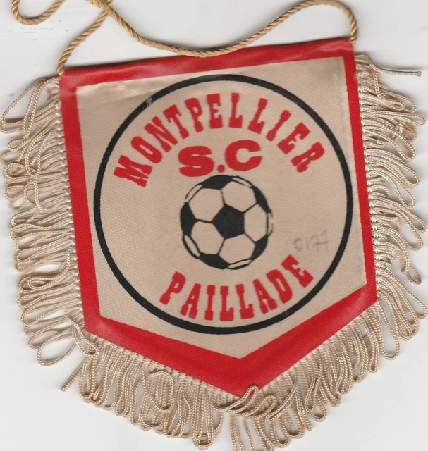 Fanion Montpellier La Paillade SC - Wimpel / Pennant - Football - Années 80-90