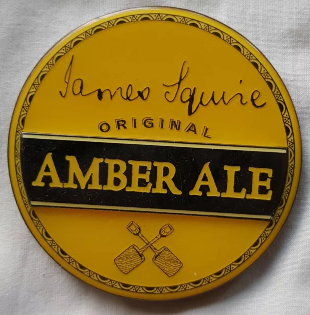 Collectible James Squire Amber Ale Metal Tap Top Badge