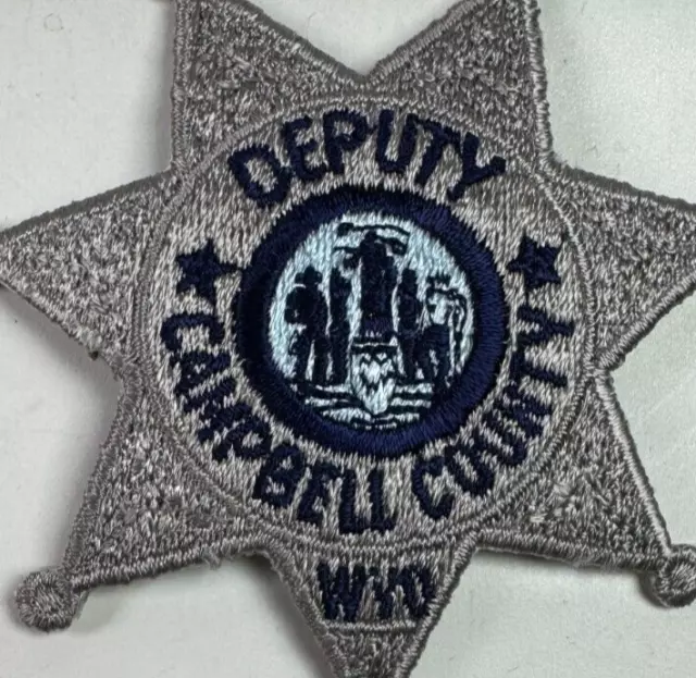 Deputy Campbell County Sheriff Wyoming WY 3.25" Patch