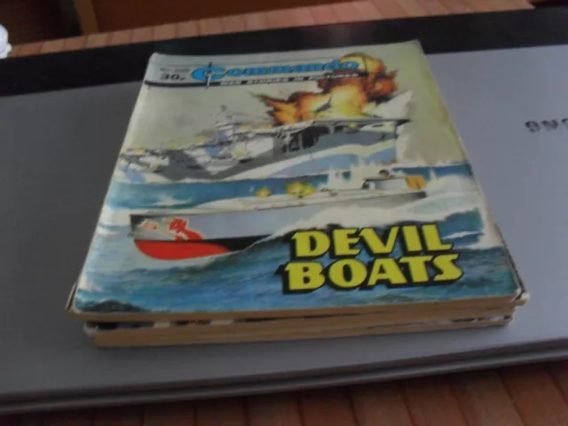 Commando comic  DEVIL BOATS!  NO 2250