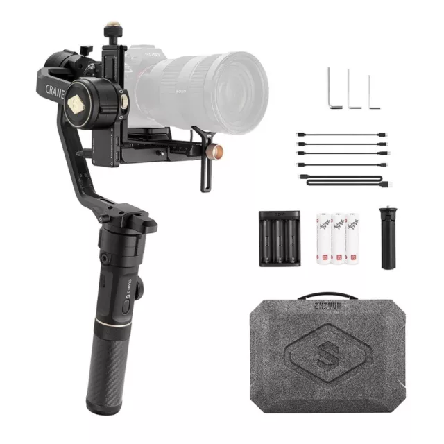 zhi yun Crane 2S 3-Axis Handheld Gimbal Stabilizer for DSLR Cameras uk