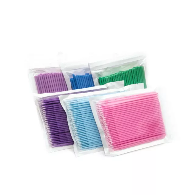 Micro-Brosse Tampons de Nettoyage Mini-Pinceau Extension de Cils