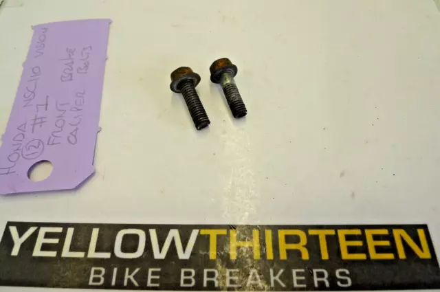 Honda Nsc110  Vision   Front Brake Caliper Bolts (67-B)#1