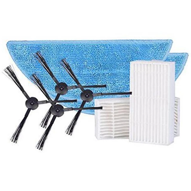 Seitenbürste X4 Stück (2 Paar) + Mopp X2 Stück + Hepa X2 Stück Für V5 D3W7