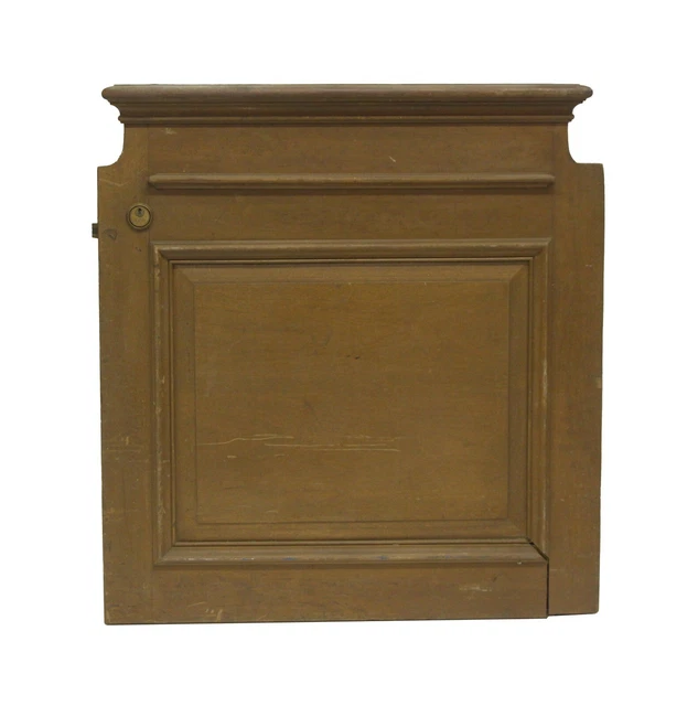 Antique Raised Panel Solid Mahogany Dutch Door 36 x 32