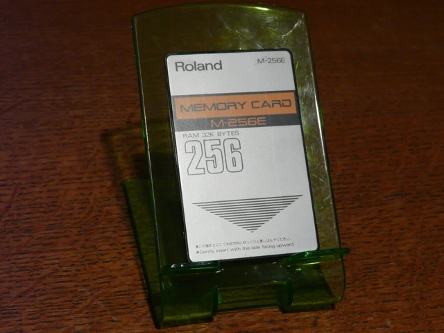 Roland「 M-256E 」MEMORY CARD 32K BYTES Roland「 M-256E 」MEMORY CARD 32K BYTES Roland メモリーカード M