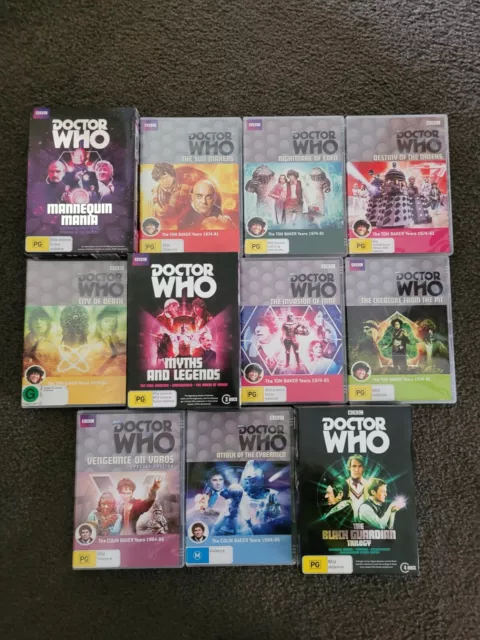 Assorted Doctor Who (Classic Series) DVDs (UPDATED WITH NEW TITLES)