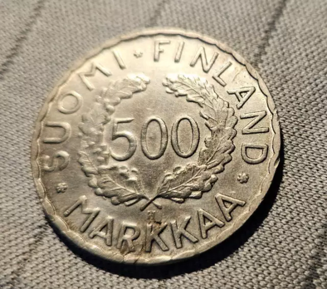 Finnland  500 Markkaa 1952 Olympia Helsinki, Silber