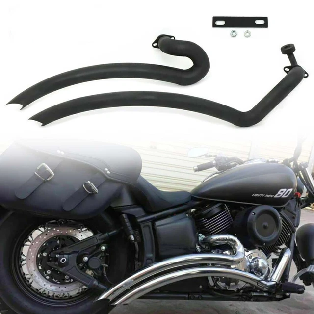 SHORTSHOTS STAGGERED EXHAUST Muffler Pipes Baffles For Yamaha V Star