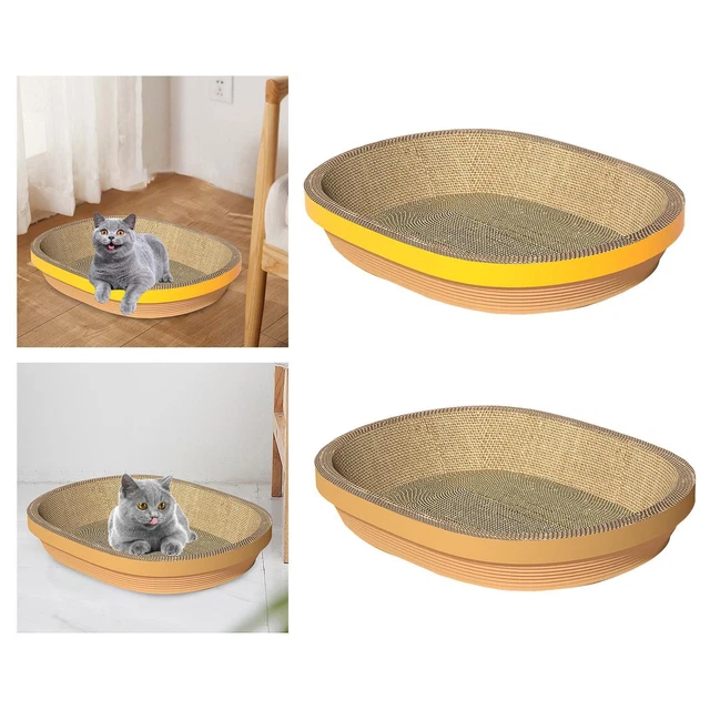 Cat Scratcher Carton Scratch Pad Durable Recycle Board for Training Toy