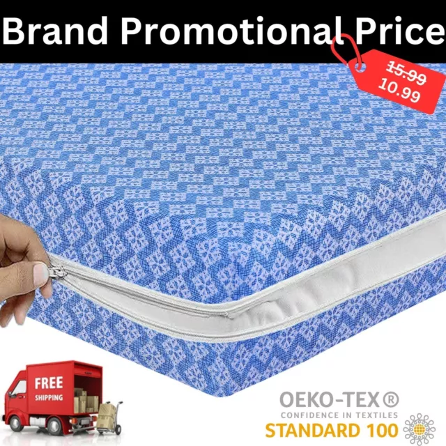 Anti Bed Bug Mattress Zipped Cover Total Encasement Matress Protector King Size,