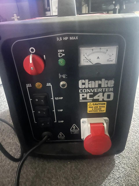 Clarke PC40 Convertitore di fase 3,5 CV