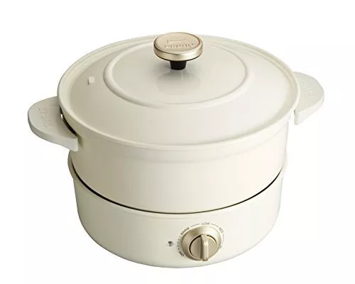 BRUNO grill pot white BOE029-WH