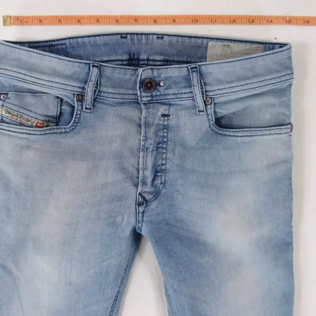 zakdoek campagne Knorrig MENS DIESEL SLEENKER Jeans W29 L30 Blue Slim Skinny Fit Wash 0842Q_STRETCH  🇮🇹 £62.99 - PicClick UK