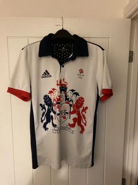 Adidas Team GB Rio 2016 Olympic Official Tennis Polo Shirt (XS)