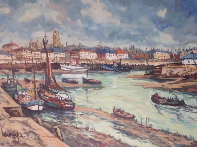 Huile sur toile - Robert L.P LAVOINE - Ile de Ré