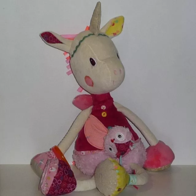 Doudou Licorne Lilliputiens - Louise