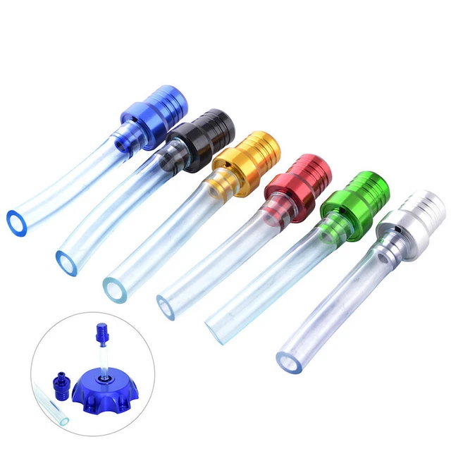 Motorcycle Gas Fuel Cap 2 Way Valves Vent Breather Tubes Fuel Tank Breathe.WR