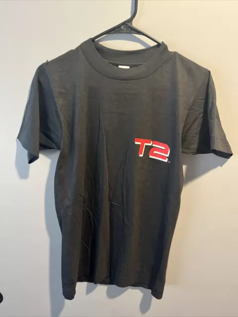 DRY ROT!!! Vintage 1991 Terminator 2 Promo T Shirt. DRY ROT!!! Vintage 1991 Terminator 2 Promo T Shirt.