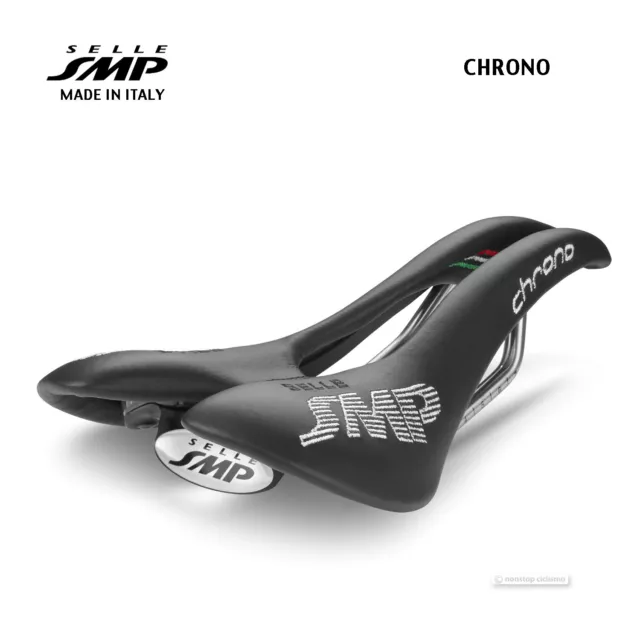 NEW Selle SMP CHRONO Saddle : BLACK - MADE IN iTALY