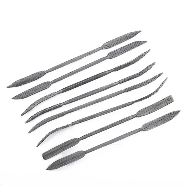 Coarse Riffler Files Wood Rasp File Set Woodworking Carving Workshop Equipment