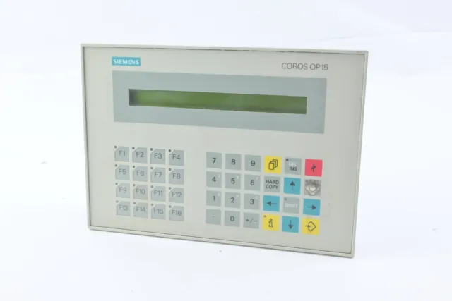 Siemens Coros Operator Panel OP15-A 6AV3515-1EB01 (6AV3 515-1EB01) 