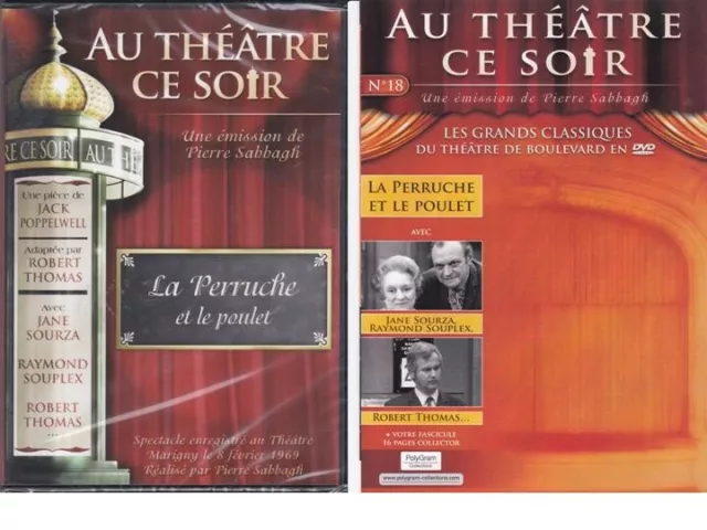 Dvd Neuf Et Fasicule Au Theatre Ce Soir La Perruche Et Le Poulet J. Sourza