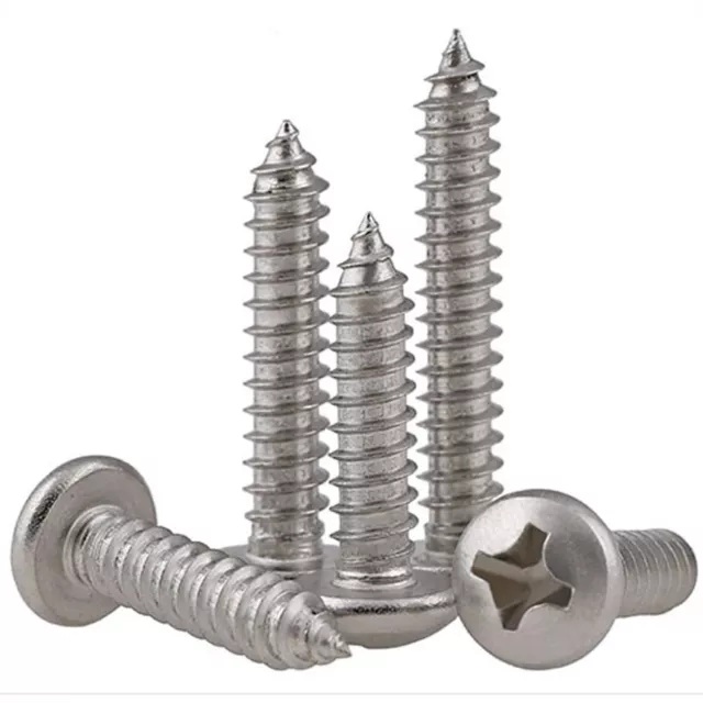 Pan Head Self-tapping Screws A2 Stainless Steel Round Head Phillips M2.2 M2.6 M3 3