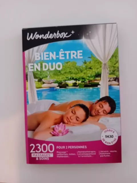 Coffret Wonderbox Bien être en duo neuf sous blister