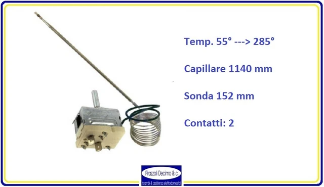 Termostato Forno Smeg 818730616 - Ricambio Originale Per Forni Smeg - Foto 5