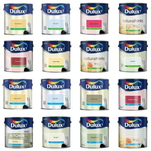 Dulux Silk Smooth & Creamy Emulsion Walls & Ceiling's Paint  2.5L Colours