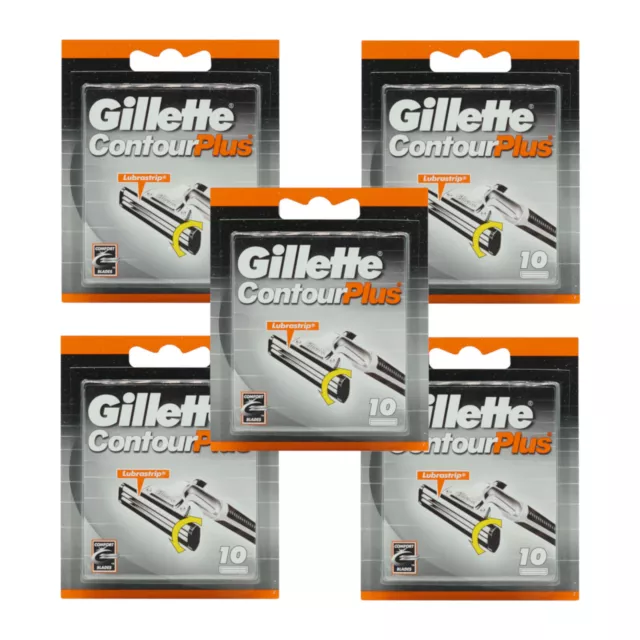 Gillette Contour Plus Rasierklingen 10,20,30,40,50 Anzahl an Klingen -NEU - OVP-