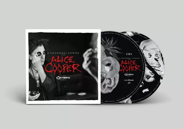 Alice Cooper Paranormal Evening At The Olympia Paris Brand New 2 Cd Album Set **