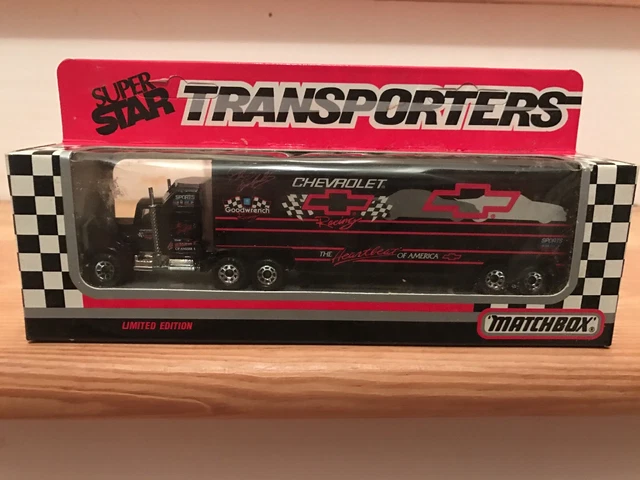 DALE EARNHARDT MATCHBOX Super Star transporter NASCAR Die Cast NIB