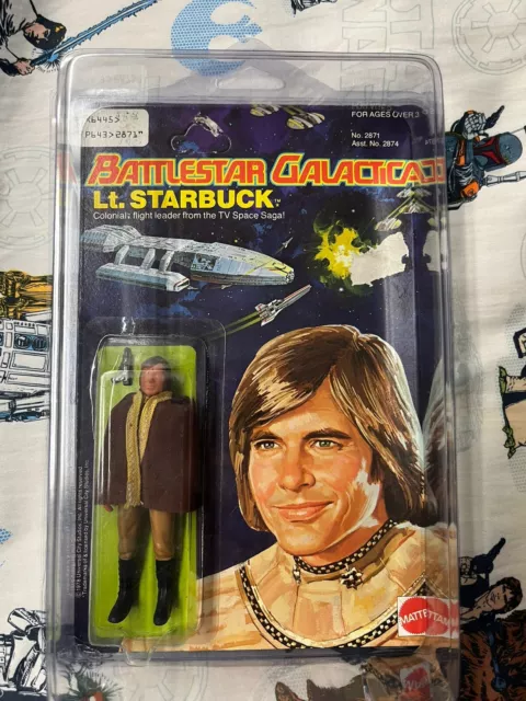 Vintage Battlestar Galactica MOC 1978 Lt. Starbuck